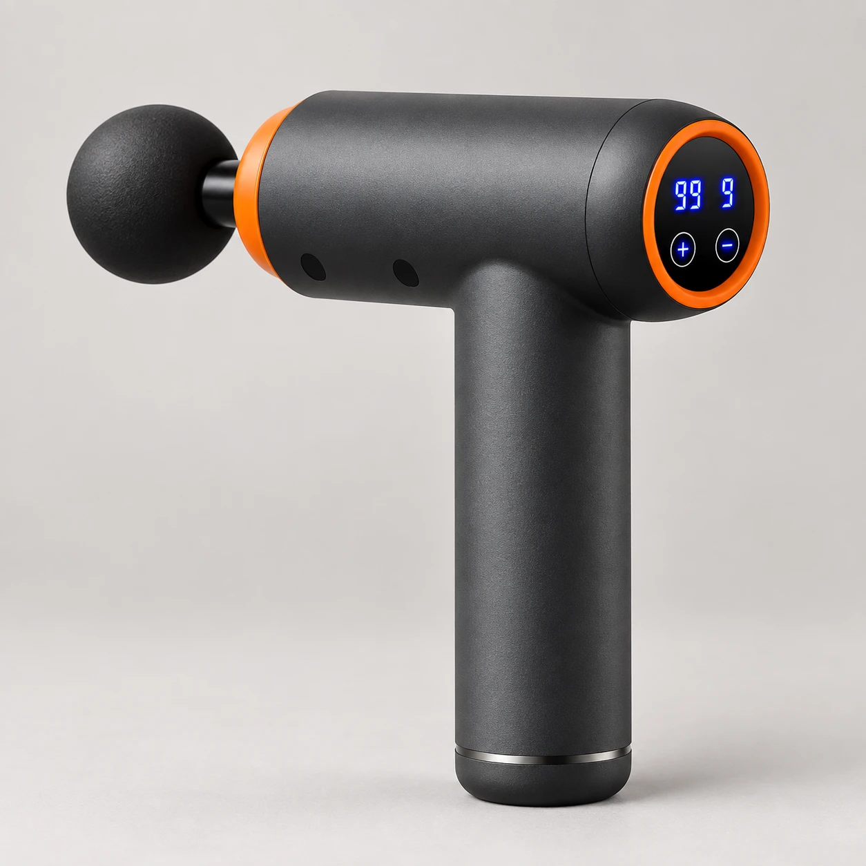 Massagepistol — 99 niveauer · 1 800 mAh